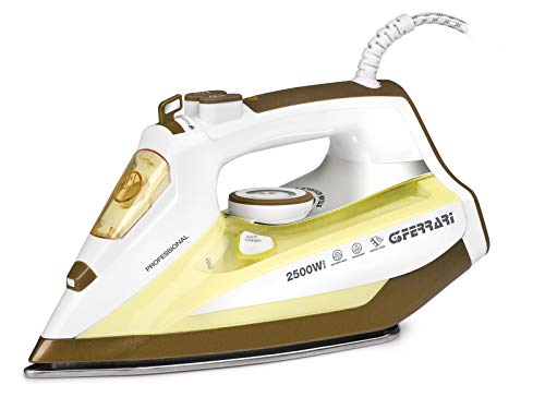G3 Ferrari G40012 Visir Ferro Da Stiro A Vapore, 25000 W, Capacità 300Cc, Funzione Self-Clean E Spray, Piastra Inox. Colpo Vapore 140 G/Min