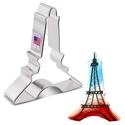 Formina Per Biscotti Stampo Torre Eiffel 10,16 Cm, Prodotto Negli Stati Uniti Da Ann Clark