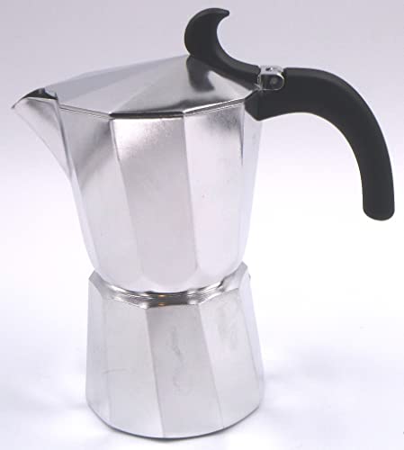 G.B. Illa Caffettiera 6 Tazzine In Alluminio Altezza 18Cm Diametro 9Cm