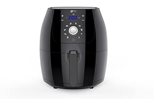 Friggitrice Ad Aria 1700W - Capacita' 5.5L - Comandi Digitali - 8 Funzioni Preimpostate + Piccolo Ricettario In Omaggio