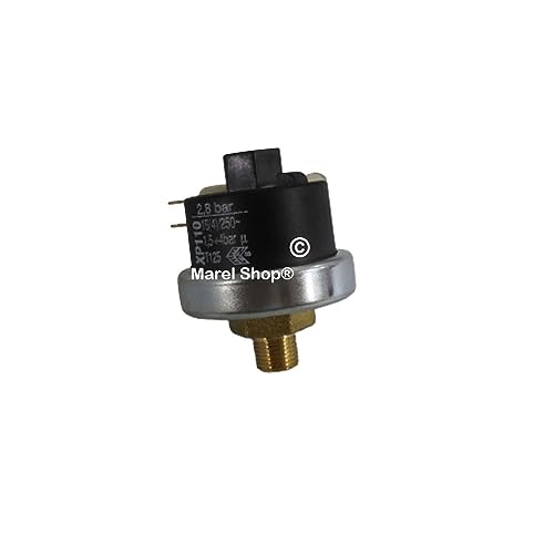 Marel Shop® - Pressostato Per Ferri Da Stiro A Caldaia 1/8" Maschio 2,8 Bar