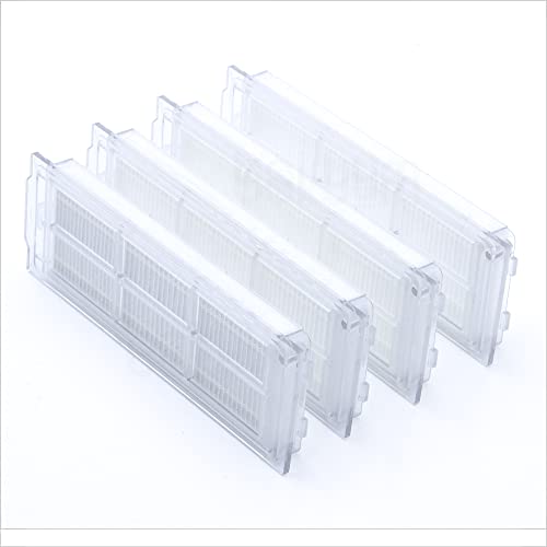 Bakuum Pack 4 Filtri Hepa, Per Xiaomi Mop 2S / Mop P/Mop Pro / Styj02Ym / Xmstjqr2S. Filtro Per Deposito Misto Acqua E Deposito Polvere.