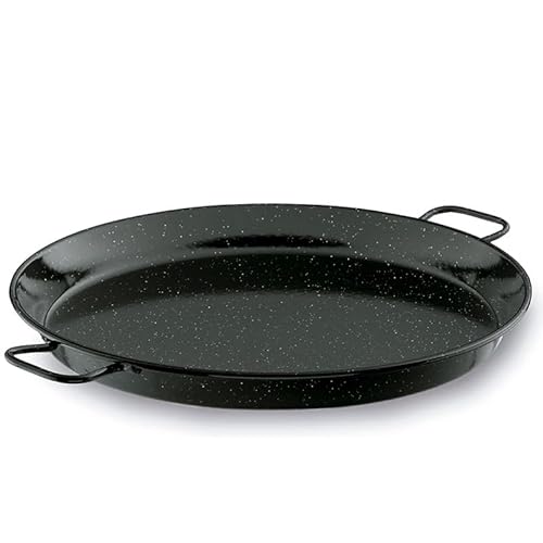Virsus Padella Per Paella Valenciana 2387, Diametro 38 Cm, Padella In Ferro Smaltato, 2 Manici, Per Cucinare E Servire La Paella, Adatta Per Forno E G