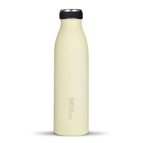 720°Dgree Borraccia Termica 500 Ml Milkybottle - Senza Bpa, Prova Di Perdite - Bottiglia Acqua Termiche In Acciaio Inox - Borracce Perfetto Per Bevand