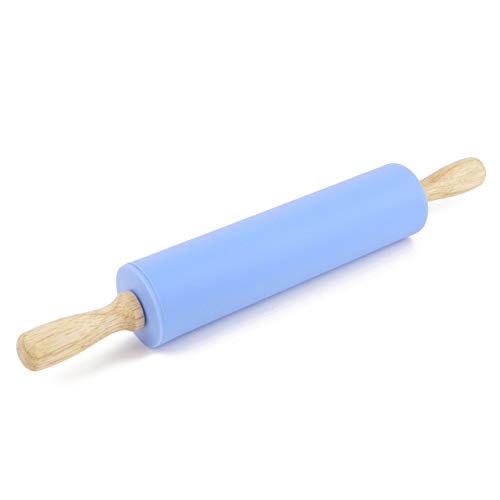 Remeel Mattarello Silicone Con Maniglia In Legno Superficie Antiaderente