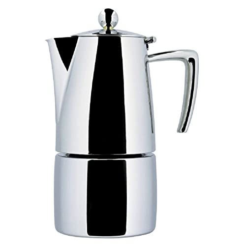 Ilsa 0091L020Ie Caffettiera, 2 Cups, Acciaio Inossidabile, Argento