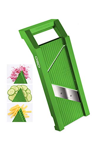 Gsd Haushaltsgeräte G S D Universal 30021 - Affettaverdure In Acciaio Inox, Colore: Verde