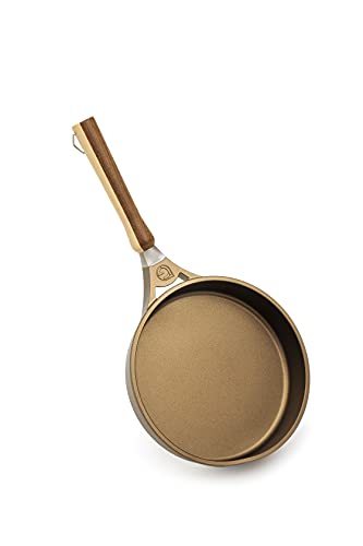 Luchetti K360 Padelle In Alluminio 24 Cm Per Induzione Con Manico Removibile Per Forno. Padella Antiaderente Professionale, Made In Italy. Padelle Pro