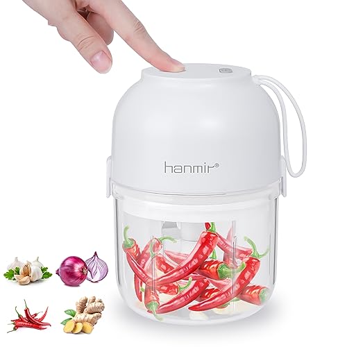Mini Tritatutto Elettrico Tritatutto Per Alimenti Senza Fili Con Ricarica Usb Tritatutto Per Robot Culinare Portatile Per Carne Di Tè E Cile (300 Ml)