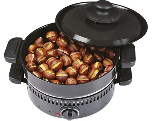 Pentola Padella Elettrica Per Da Castagne Multigrill Crepiera Piastra Grill Frutty