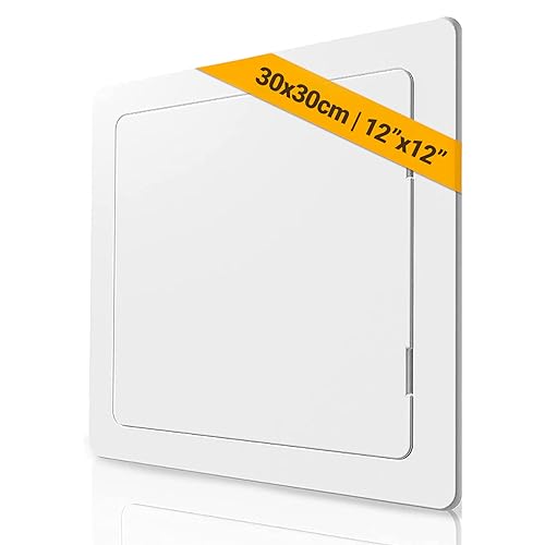 Proxinova Sportello Ispezione 300X300 Mm, Sportello Per Muro Cartongesso, Verniciabile E Uv Resistente, Sportello In Abs Per Manutenzione Contatore Ac