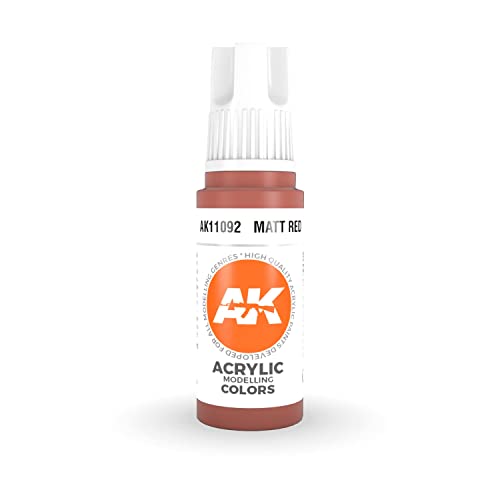 Ak Interactive 3Rd Gen Acrylic Matt Red 17Ml