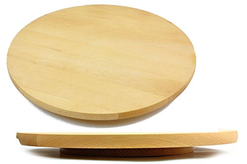 Rotante, Tavola, Lazy Susan, Rotondo, Di Legno, Girevole, Servizio, Pizza, Torta, 35 Cm