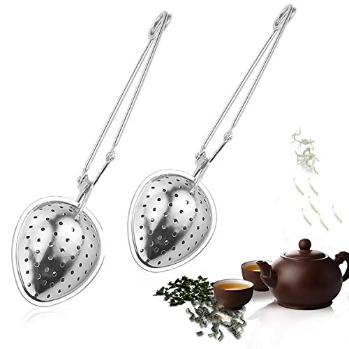 Zaloife Infusore Tè, Colino Tisane, Tea Infusore Acciaio Inox Infusore Tè Filtro, Pinze Filtro Te, Scolapasta Adatti Per Ogni Tè Sfuso, Foglie Di Tè (