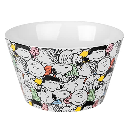 United Labels The Peanuts - Ciotola Snoopy Per Cereali, In Porcellana, 500 Ml, Colore: Bianco