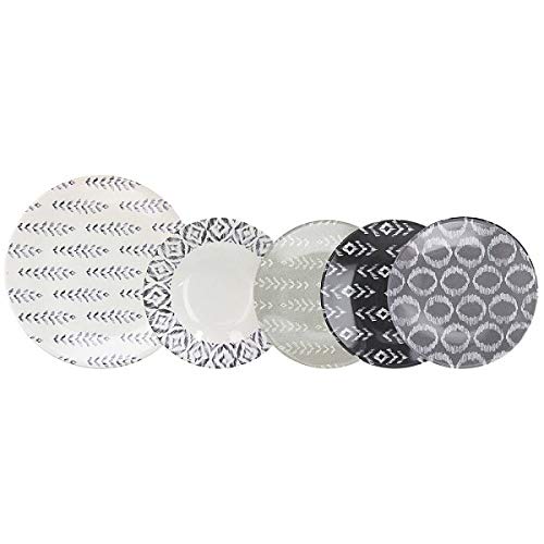 Tognana Servizio Tavola 18 Pezzi Ikat 6 Piani 6 Fondi 6 Dessert