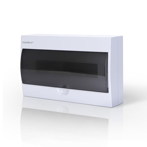 Aigostar Scatola Di Protezione Di Distribuzione Sospesa Con Porta, Datto Per 18 Moduli, 1Unità, Bianco