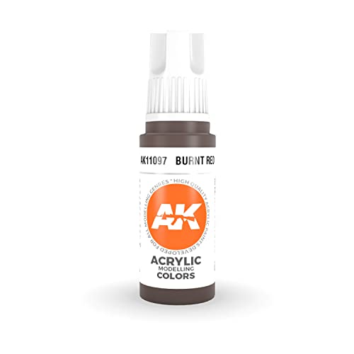 Ak Interactive 3Rd Gen Acrylic Burnt Red 17Ml