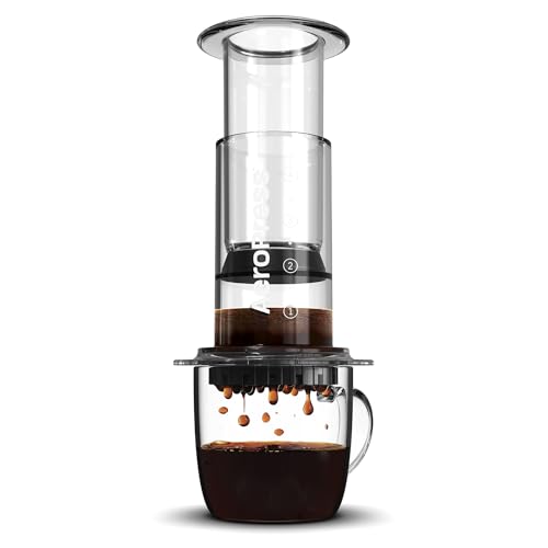 Aeropress Clear Coffee Press - Il Metodo Di Infusione 3 In 1 Combina French Press, Pourover, Espresso - Caffè Corposo Senza Grana O Amarezza
