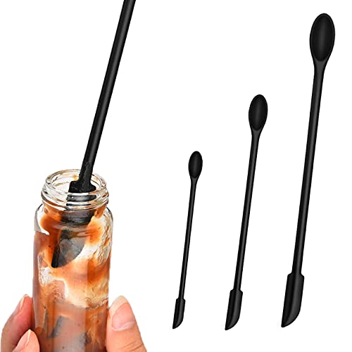 Duoyif Spatola Per Bottiglie, Mini Spatola In Silicone, Piccola Spatola In Silicone, Spatola Cosmetica, Spatola L'Ultima Goccia, Spatola Fine Da Cucin