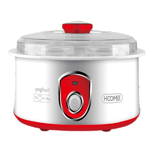 Macchina Per Yogurt A Casa 20W, Yogurtiera Capacita 1.5L Con Temperatura Costante Con 7 Barattoli Di Vetro Inclusi