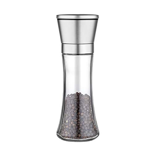 Macina Sale E Pepe, Macina Condimento In Acciaio Inossidabile Di Alta Qualità Con Spessore Regolabile, Macinapepe Manuale Ergonomico Per Cucina, Confe