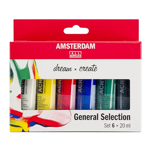Amsterdam Tutti Gli Standard In Acrilico, Set Di 6 X 20 Ml