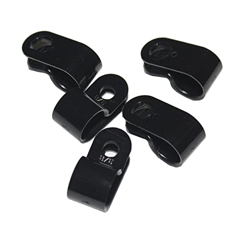 Lumonic Set Di Clip Per Cavi 100X P-Clip I Perfettamente Adatto Per Cavi Con Diametro Di 9Mm 3/8" I Anche Come: Clip Per Cavi, Fissaggi Per Cavi E Mor