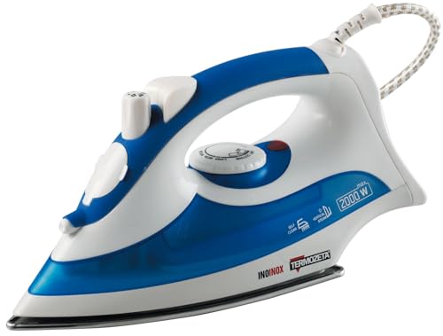 Termozeta 73467 Ino Inox Mix Grigio, 2000 W, 0.2 Litri, Acciaio Inossidabile, Bianco/Blu