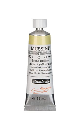 Schmincke Mussini Oils Brilliant Yellow 35Ml Tube Series 1