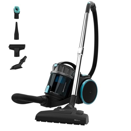 Cecotec Conga Rockstar Multicyclonic Xl Multicyclonic Xl Animal Plus Aspirapolvere A Traino Senza Sacco 800 W, 20 Kpa, Easymove, Capacità 4 L, Filtro
