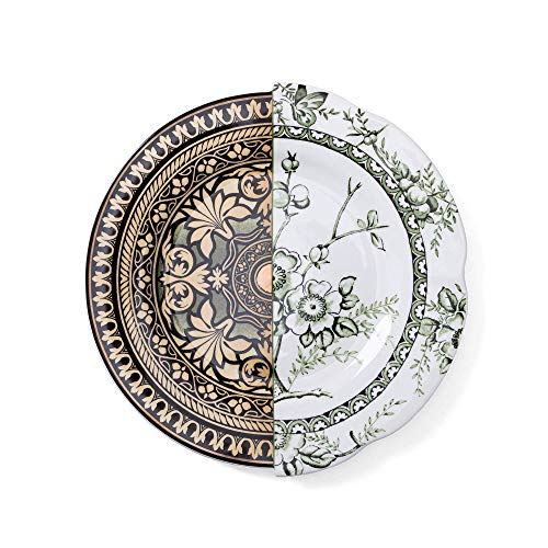 Seletti "Hybrid Collezione Tavola, Piatto Piano In Porcellana Lothal Ø Cm.27,5 H.2,3