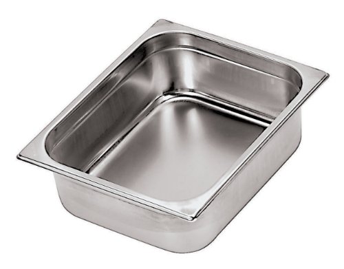 Paderno 14102-04, Bacinella Serie Gastronorm In Acciaio Inox, 53X32,5 Cm