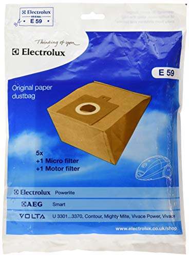 Electrolux, E 59, Sacchetti Per Aspirapolvere Powerlite Z3318-3319 - Aeg Smart 485, Ricambi Originali