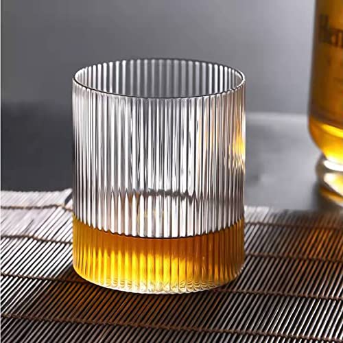 Candyalley 4 Pcs Bicchieri Acqua Vetro Moderni Bicchieri Acqua Vetro Trasparente 300Ml Resistenti | Bicchieri Vetro Per Acqua, Succo Bicchieri, Per Be