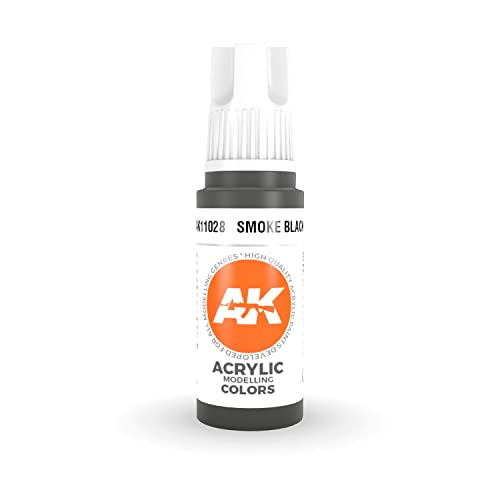Ak Interactive 3Rd Gen Acrylic Smoke Black 17Ml