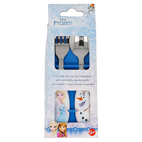 Set 2 Posate Frozen In Metallo