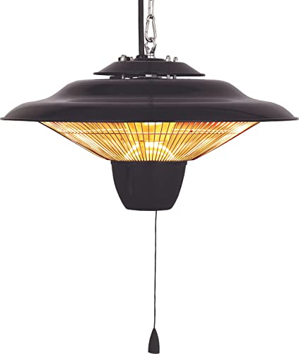 Stufa Alogena Elettrica Da Soffitto A Sospensione Uso Esterno Ed Interno Raggio Di Sole Ufo