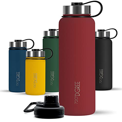 720°Dgree Borraccia Termica 1 Litro Nolimit - Bottiglia Acqua Termiche In Acciaio Inox - Senza Bpa - Borracce Perfetto Per Bevande (950Ml) Calde, Fred