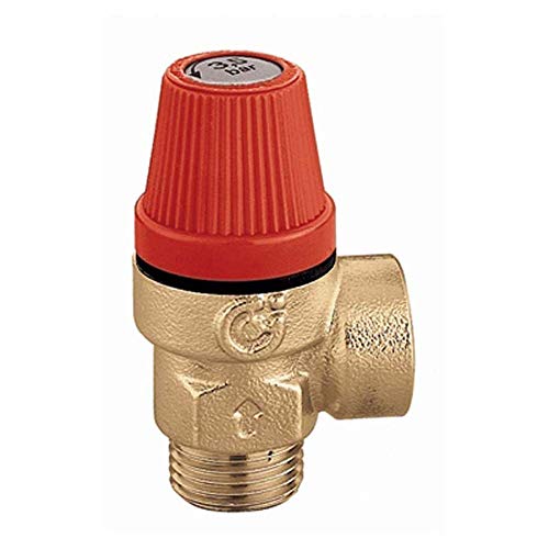 Caleffi Valvola Di Sicurezza Mf Ordinaria Acs - 1/2 - 6 Bar