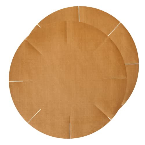 Carta Forno Riutilizzabile (Set Di 2), Forma Rotonda, Pellicola Da Forno Permanente, Tappetino Forno Riutilizzabile, La Carta Da Forno, Riutilizzabile