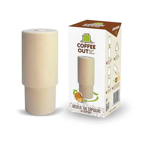 Coffee Out Recycle Your Capsules Riciclatore Di Capsule Di Caffè In Alluminio Compatibile Con Nespresso | Apri, Svuota E Ricicla Facilmente Le Tue Cap