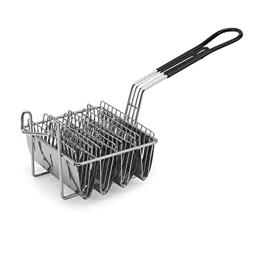 Sh-Ruidu Taco Basket, 4 Conchiglie Deep Fryer Taco Holder Basket Taco Fry Basket Con Impugnatura Per Cucina Domestica, Ristorante, Negozi Di Fast Food