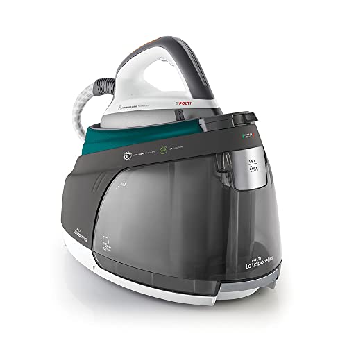 Polti La Vaporella Xt120C Ferro Da Stiro Con Caldaia, Intelligente, Funzione Eco, Ideata Per Durare, Pressione 8.5 Bar, Steam Pulse 600 G, Turchese/Gr