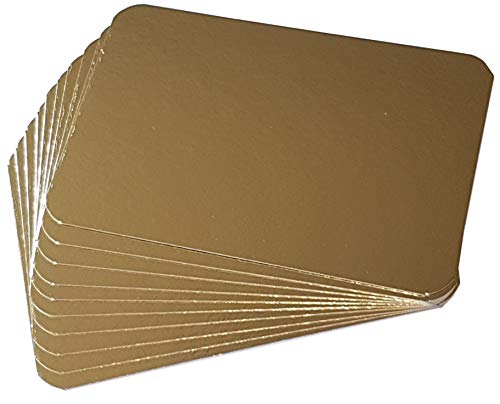 Tavole Per Salmone Per Passare L'Aspirapolvere E Sistemare Il Cibo 16X20 Cm Oro/Argento