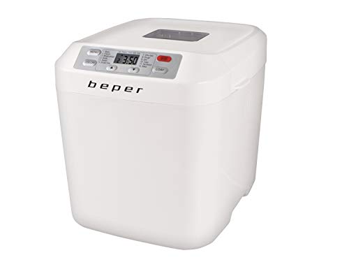 Beper Macchina Per Il Pane Gluten Free, 550 W, 1 Kilogram, Recipiente Antiaderente, Bianca