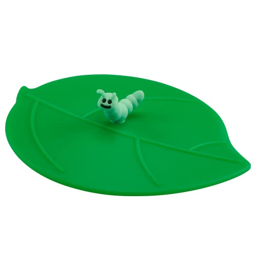 Lurch 210891 Mein Deckel Garten Raupe Glasabdeckung Aus Premium-Platin-Silikon 10,5 X 12,5 Cm