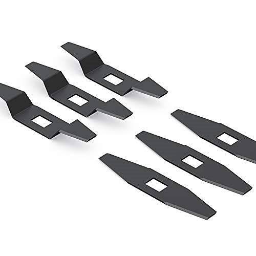 Extel 330101 - Kit Di Lame Per Tosaerba Garden 1000, Colore: Nero