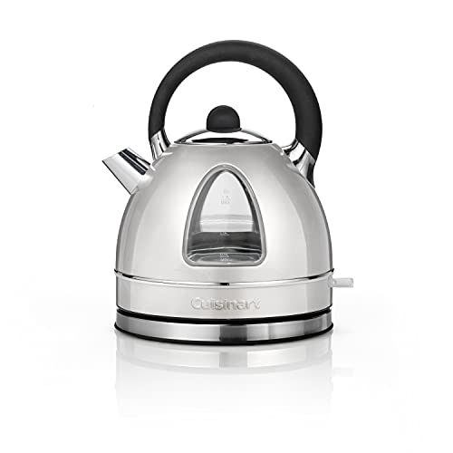 Cuisinart Ctk17Se Bollitore Tradizionale Style Collection, 2,75Kw, Acciaio Inox, Capacità 1.7L, Grigio Perla