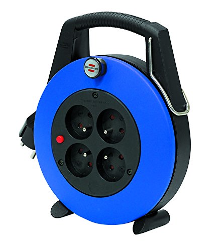 Brennenstuhl 1102501 Confort-Line Cl-L - Avvolgicavo, 5 M, H05Vv-F 3G1,0, Blu, 1102531